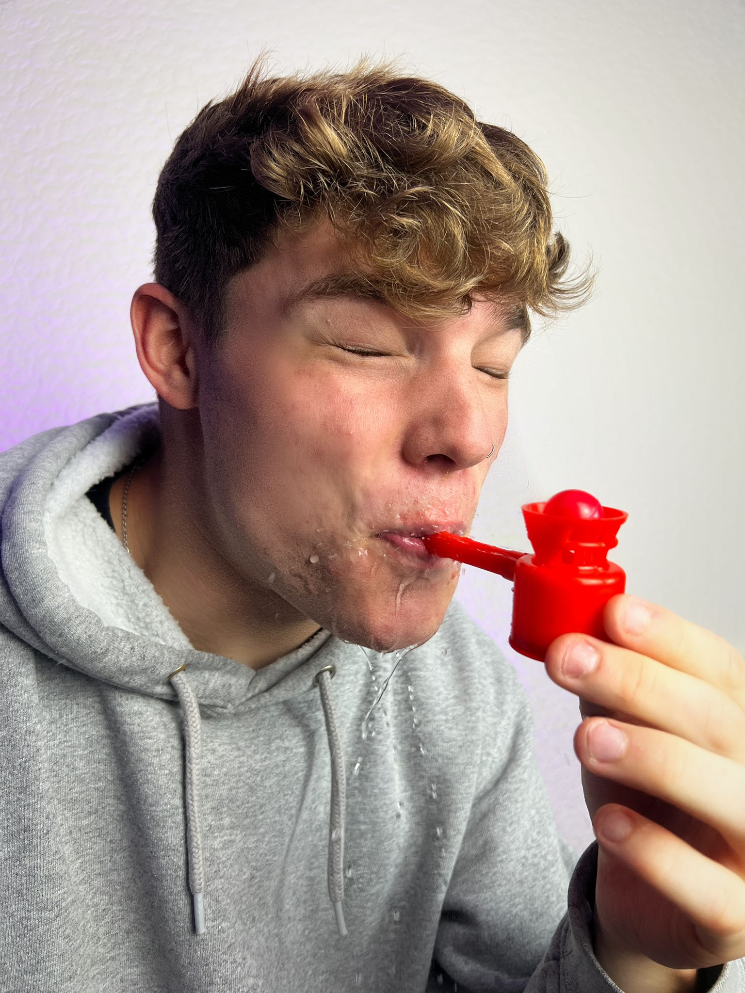 Load video: Float pipe water in face prank trick